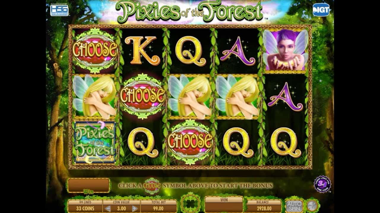 Play pixies of the forest slot