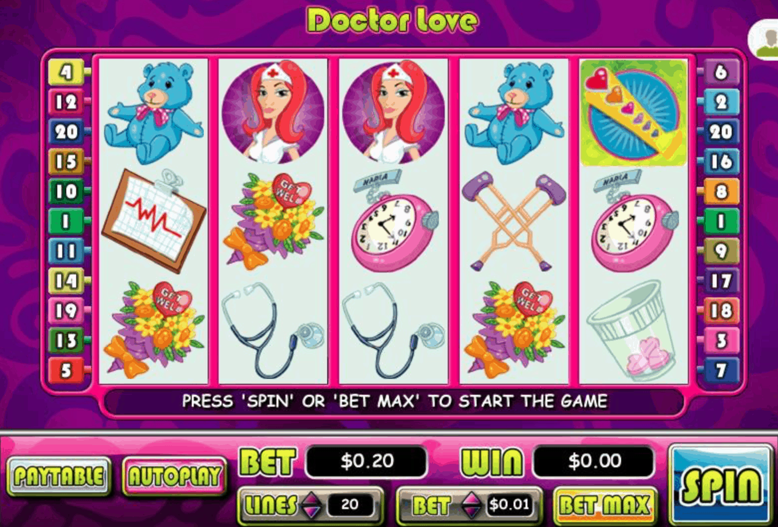 Free dr lovemore slot